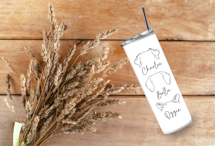 Fur Mama Tumbler - Dog & Cat Mom Gift - Custom Pet Name Mug - Personalized Pet Memorial Cup - Gift for Dog Lover - Pet Owner Travel Tumbler (Copy)