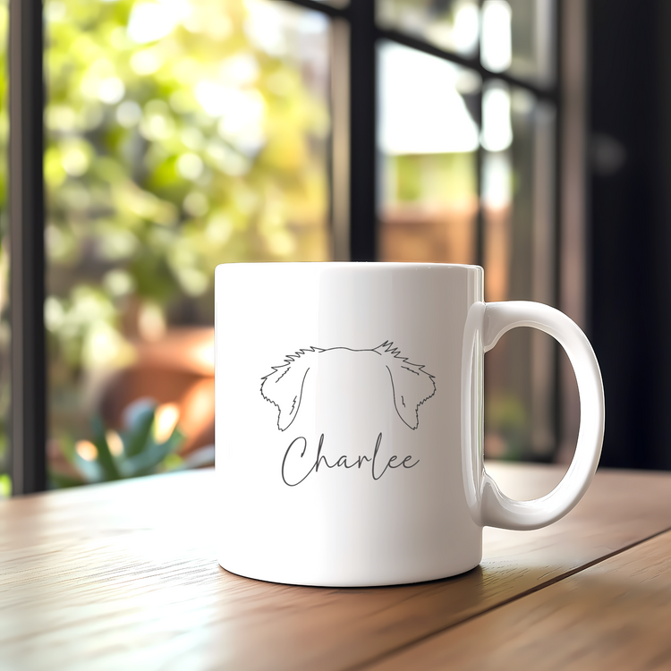 Fur Mama Mug - Dog & Cat Mom Gift - Custom Pet Name Ceramic Mug - Personalized Pet Memorial Cup - Gift for Dog Lover - Pet Owner Mug (Copy)