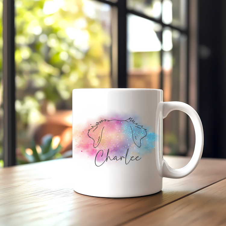 Fur Mama Mug - Dog & Cat Mom Gift - Custom Pet Name Ceramic Mug - Personalized Pet Memorial Cup - Gift for Dog Lover - Pet Owner Mug