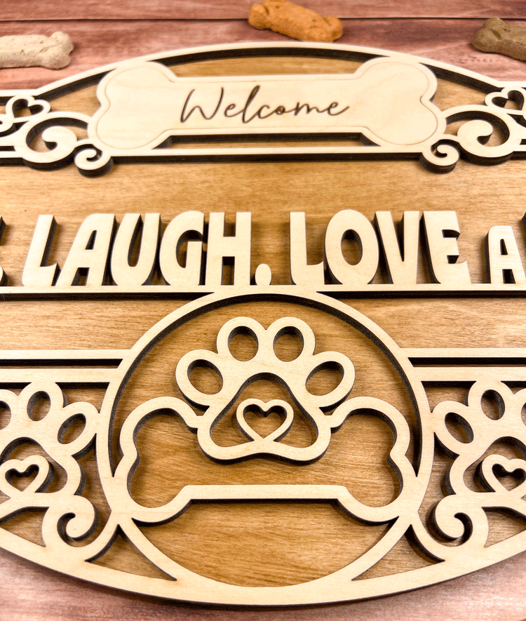 Personalized Dog Leash Holder | Custom Dog Breed Sign | Home Entryway Decor | Dog Lover Gift | Pet Leash Organizer | Dog Decor