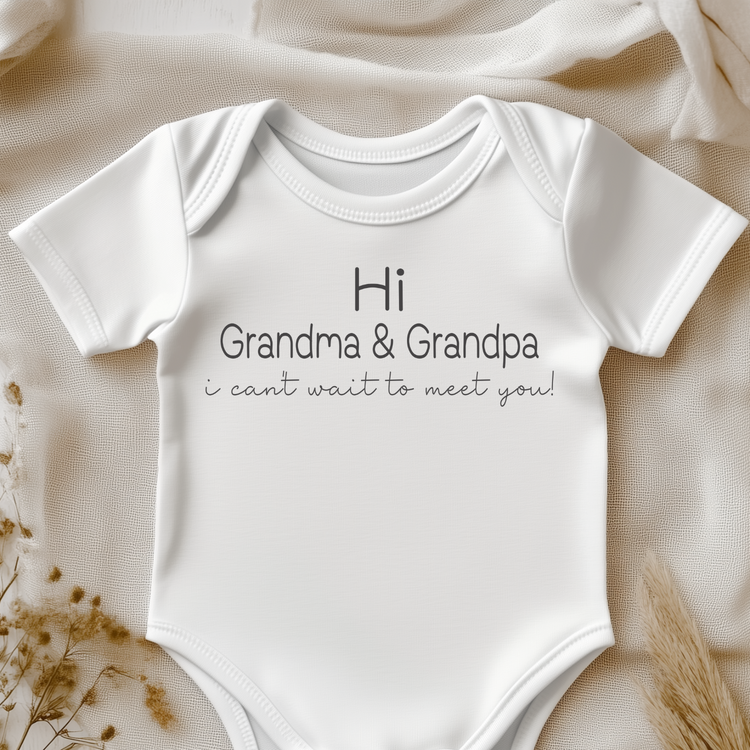 Personalized Pregnancy Reveal Onesie, Pregnancy Reveal Gifts for Family
