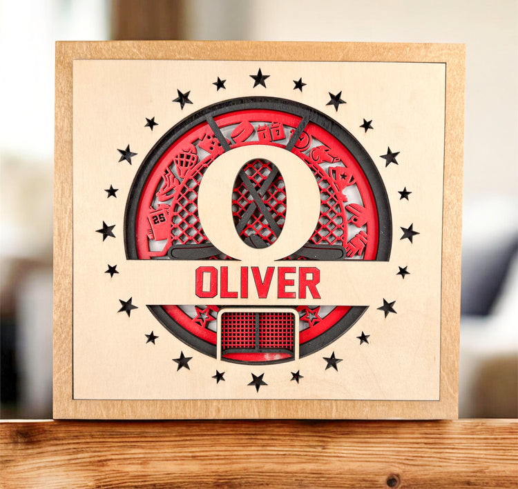 Personalized Hockey Name Sign – Graduation Gift for Hockey Players
