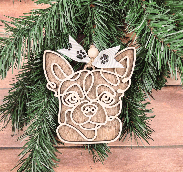 Personalized Chihuahua Christmas Ornament – Custom Holiday Decoration for Dog Lovers