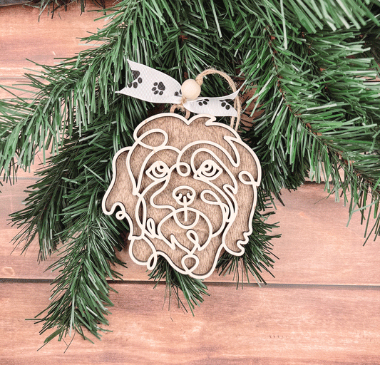 Personalized Havanese Christmas Ornament – Custom Holiday Decoration for Dog Lovers