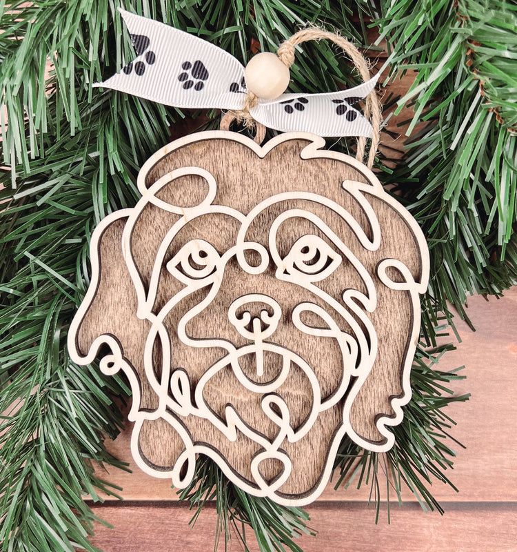 Personalized Havanese Christmas Ornament – Custom Holiday Decoration for Dog Lovers