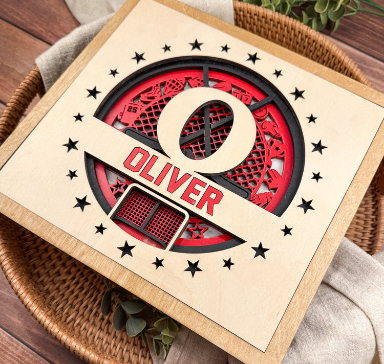 Personalized Hockey Name Sign – Graduation Gift for Hockey Players