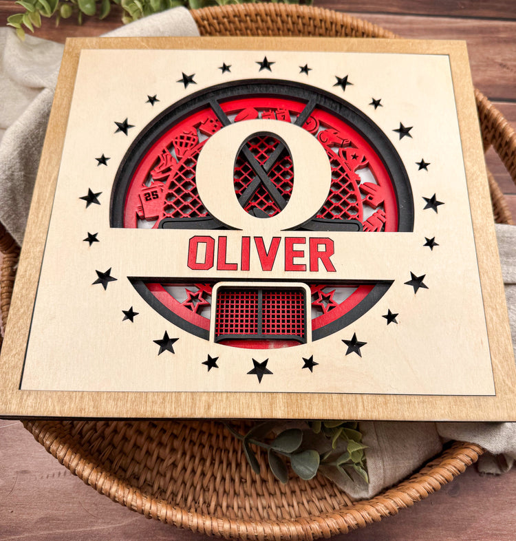 Personalized Hockey Name Sign – Graduation Gift for Hockey Players