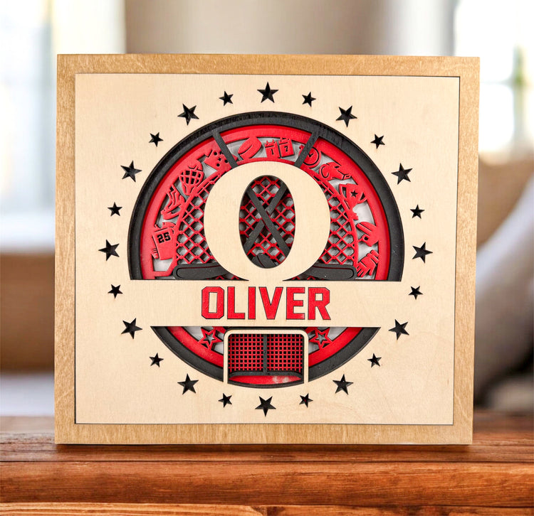 Personalized Hockey Name Sign – Graduation Gift for Hockey Players