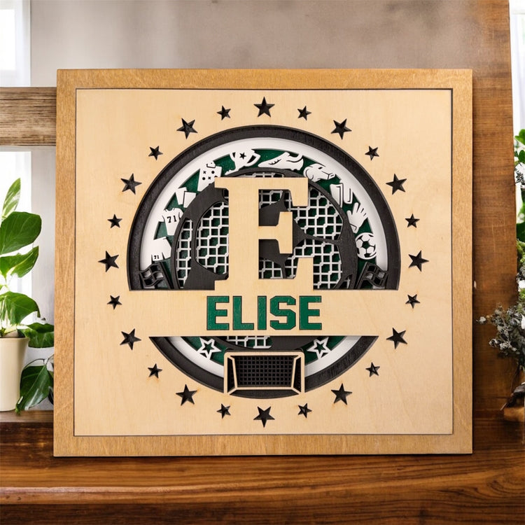 Personalized Soccer Name Sign – Senior Night & Graduation Gift for Soccer Players