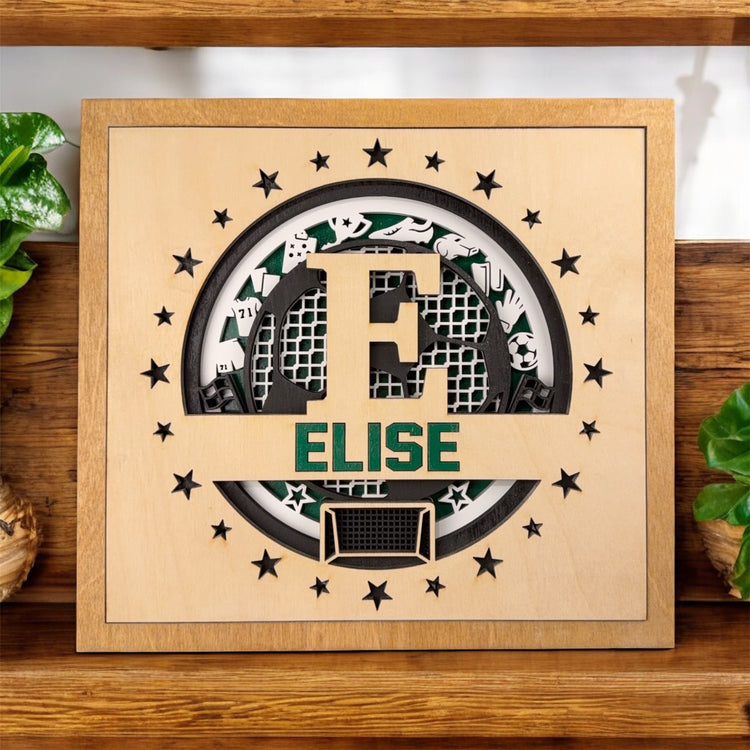 Personalized Soccer Name Sign – Senior Night & Graduation Gift for Soccer Players
