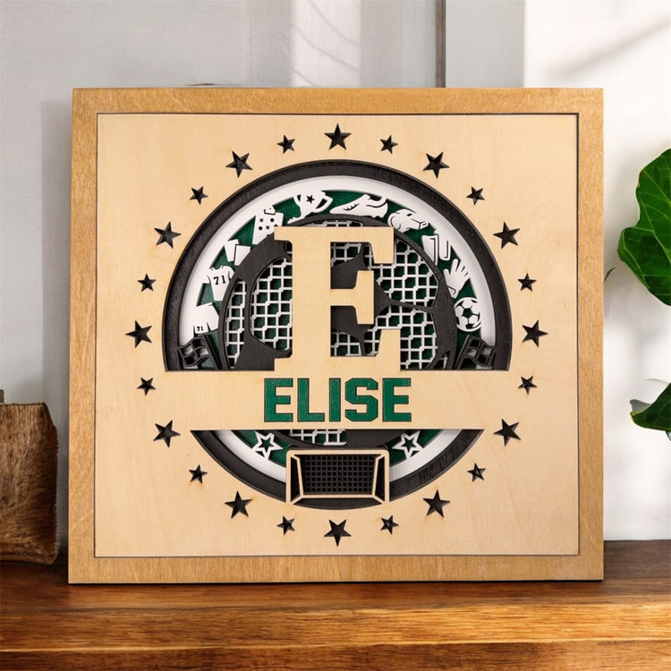 Personalized Soccer Name Sign – Senior Night & Graduation Gift for Soccer Players