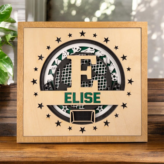 Personalized Soccer Name Sign – Senior Night & Graduation Gift for Soccer Players