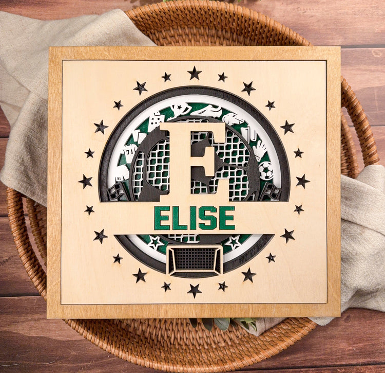 Personalized Soccer Name Sign – Senior Night & Graduation Gift for Soccer Players