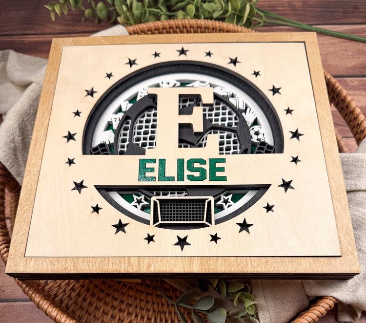 Personalized Soccer Name Sign – Senior Night & Graduation Gift for Soccer Players
