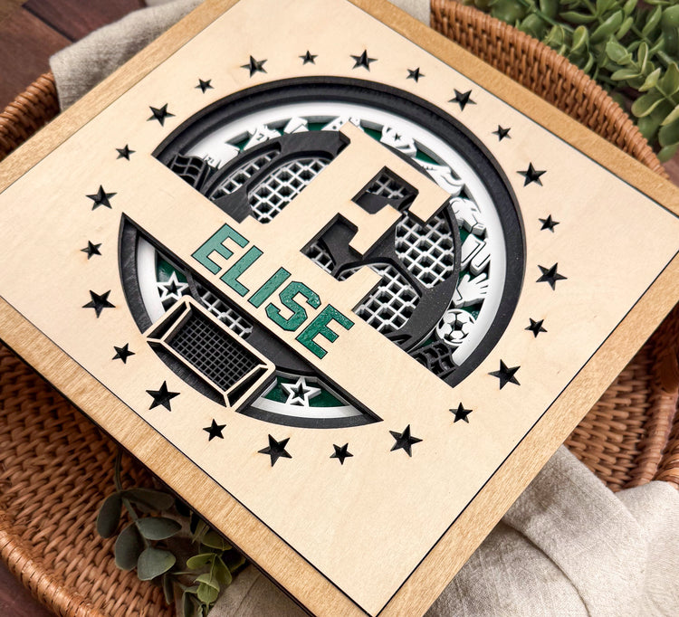 Personalized Soccer Name Sign – Senior Night & Graduation Gift for Soccer Players