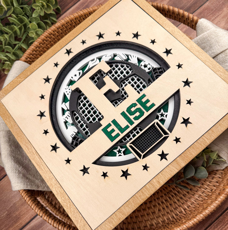 Personalized Soccer Name Sign – Senior Night & Graduation Gift for Soccer Players