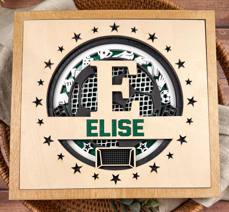 Personalized Soccer Name Sign – Senior Night & Graduation Gift for Soccer Players