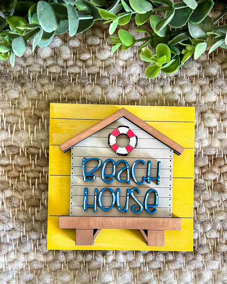 Summer Beach Themed Ladder and Tiles